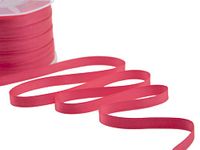 Furlanis - Dubbel satijnen lint, Italiaanse stof - koraal, 10 mm x 25 m