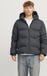 Jack & Jones JJPAYNE Puffer Jacket - Asphalt - Men's Size XL - Grey