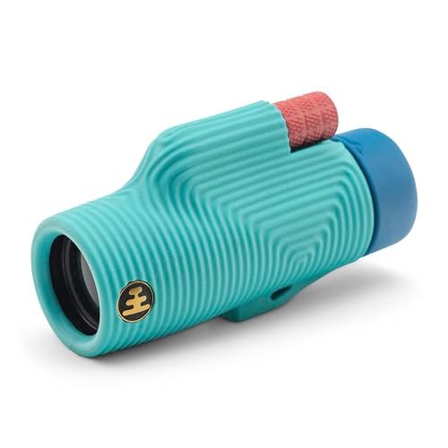 Nocs Provisions Zoom Tube 8X32 Monoculair, 8X Vergroting Telescoop, Bak4 Prisma, Breed Gezichtsveld Voor Vogelspotten, Backpacken En Wildlife Viewing Tahitian Blue