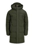 JACK & JONES Winterjas 'JJEBECKS' donkergroen