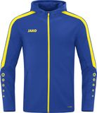 Jako Power Jas Met Kap Kinderen - Geel / Royal | Maat: 164