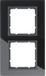 Hager BER AFDRAAM 2V ZWART B7GLAS