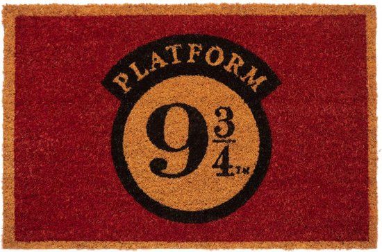 Grupo Erik Harry Potter Deurmat - Route 9 3/4 - 40 x 60 cm - Rood/Zwart/Goud
