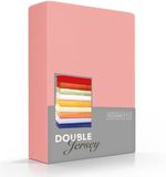 Romanette Luxe Dubbel Jersey Hoeslaken - Blossom - 200/220 x 200/210/220 cm - Roze