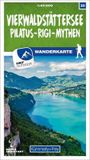 Vierwaldstättersee Hallwag Kümmerly+Frey Vierwaldstättersee / Pilatus - Rigi - Mythen 20 Wanderkarte 1:40 000