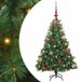 vidaXL Kunstkerstboom met 150 LED, Groen, 120 cm
