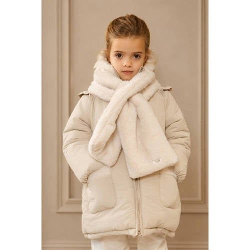 Le Chic RIANNA imitatiebont sjaal - ecru