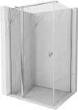 Mexen Mist T cabine de douche battante 75 x 120 cm, transparent, chrome