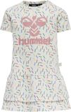 Hummel Kinderjurk Hmlaurora Dress S/S Marshmallow