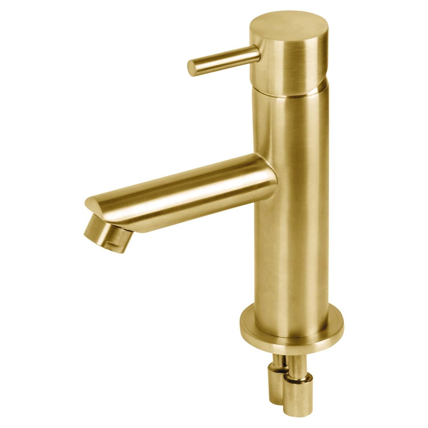 Differnz Wastafelkraan Recht - Mengkraan - Goud - Toiletkraan