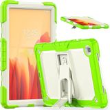 Merkloos Beschermhoes voor Samsung Tab A7 10.4 (2020) - Groen/Beige