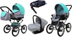 BabyLux® Margaret Exclusive | Poussette 4 en 1 | Menthe