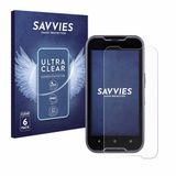 Savvies - Screenprotector voor Datalogic Memor 11 - Folie Beschermfolie transparant 6 Stuks