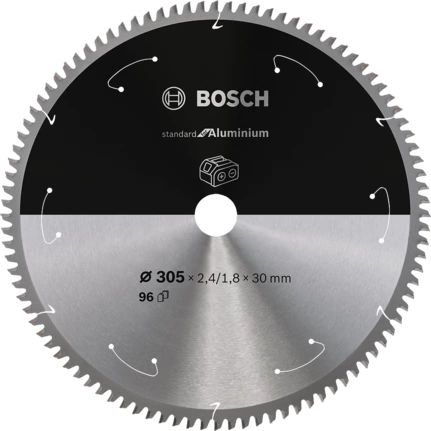 Bosch Cirkelzaagblad - 30.5cm - 96 Tanden - Aluminium & Non-ferrometaal - 1 Stuk