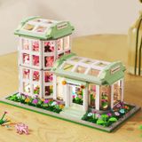 Serre - Kit de construction T3008 - 827 pièces - Avec manuel - Modèle d'architecture - Fabriqué en plastique ABS - À partir de 14 ans