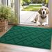 Goodivery Tapis de porte 60 x 90 cm Polyester lavable antidérapant rectangulaire persistant