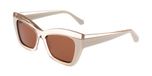 Ferragamo SF2065S Transparent beige/beige 54/16/145 WOMAN Zonnebrillen
