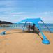 Bol strandtent - Beach Tent Sunshade 2,1 m (B) x 2 m (H) x 1,6 m (T)