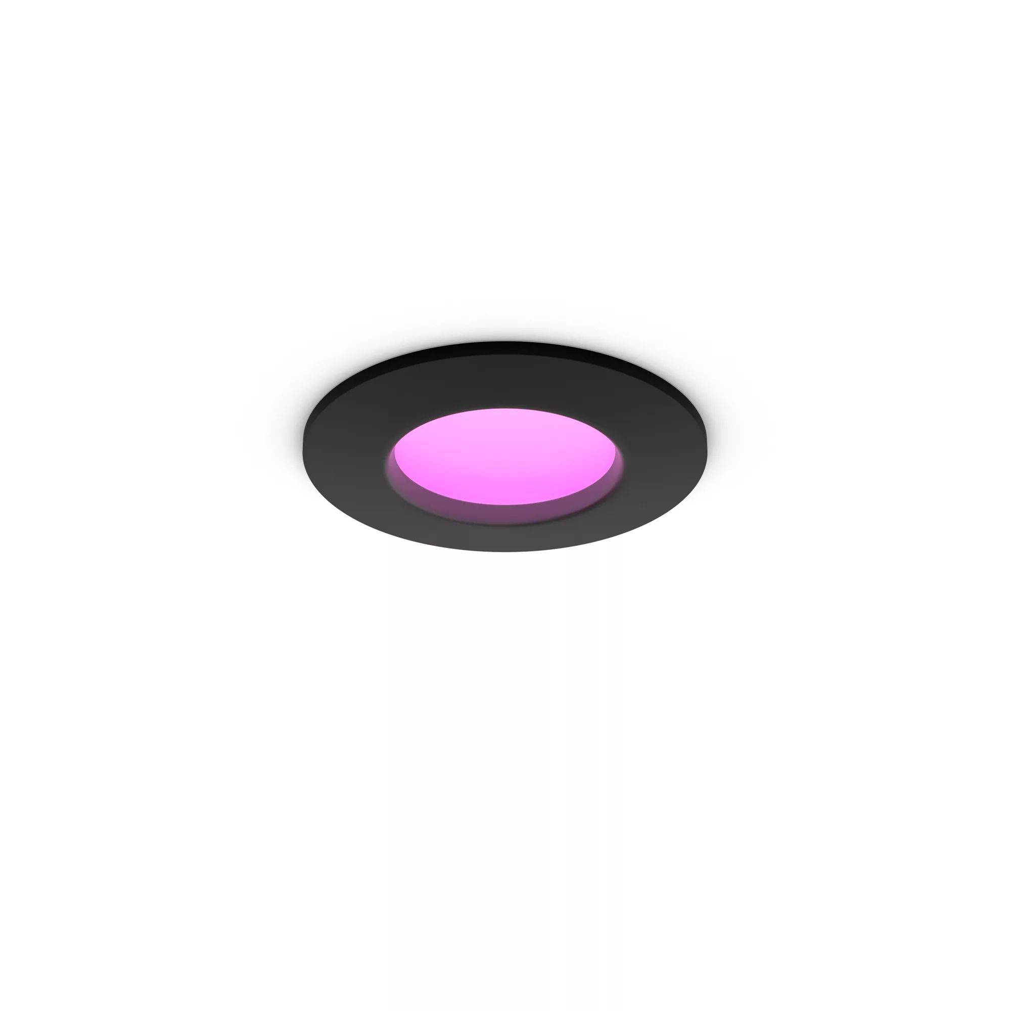 Philips Hue Smart LED Inbouwspot - Ø90mm - Zwart - Wit en Gekleurd Licht - Dimbaar - IP44