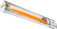 Neo tools Terrasverwarmer - Infrarood heater - 2000W - Zilver - Aluminium