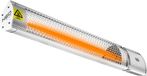 Neo tools Terrasverwarmer - Infrarood heater - 2000W - Zilver - Aluminium