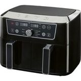 SILVERCREST Double panier, 2x 4,35 L, noir, rétro