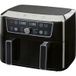 SILVERCREST Dubbele airfryer, 2x 4,35 L, zwart, retro