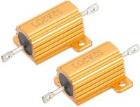 Merkloos / Sans marque BeiJingLiangPinJiaZuoKeJiWenHuaFaZhanYouXianGongSi 25W 5 Ohm Aluminium Behuizing Weerstand, Set van 2