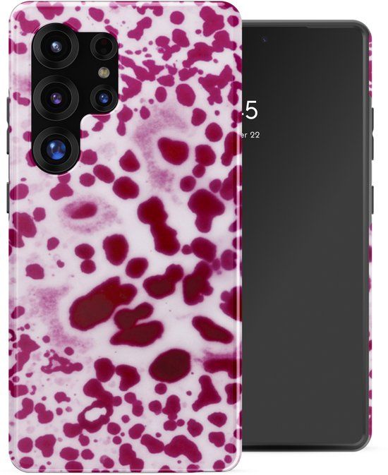 Selencia Hoesje - Geschikt voor Samsung Galaxy S25 Ultra - Backcover - Cosmic Orchid