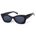 BOTANIQ Butterfly acetaat bril in zwart voor dames