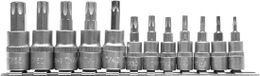Yato - Jeu de douilles Torx - 12 pièces - Acier S2 et CrV 6150
