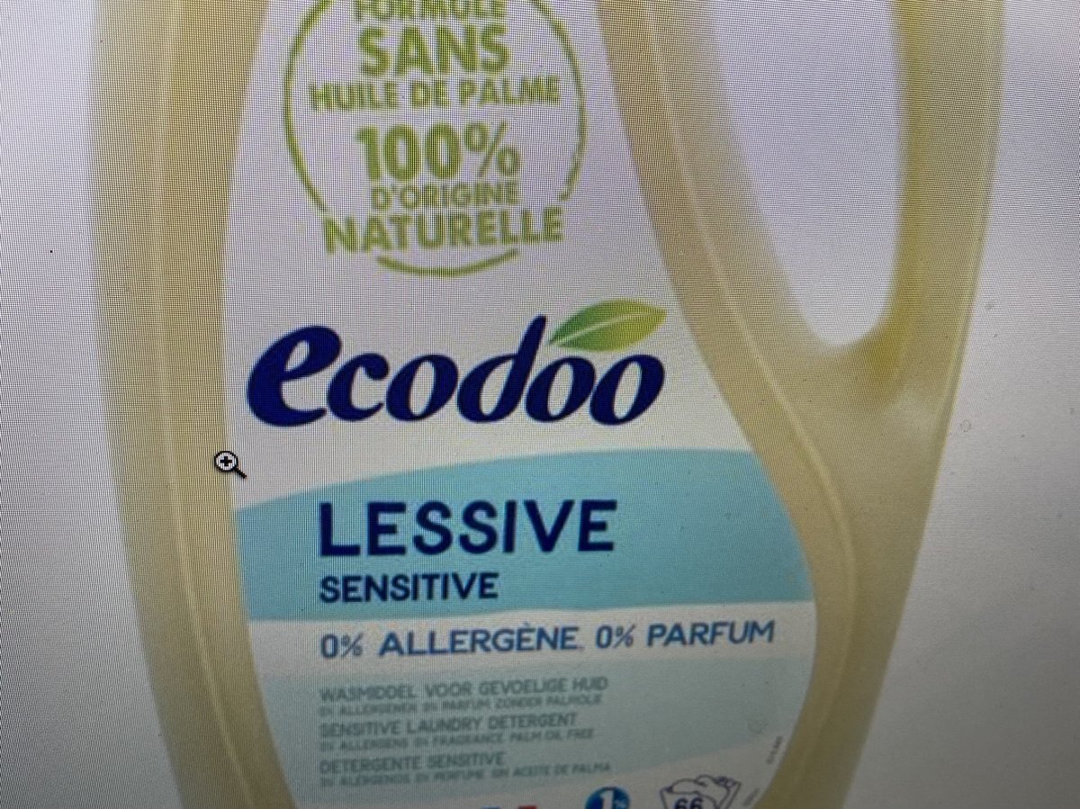 Ecodoo Wasmiddel vloeibaar sensitive 0% 2 liter