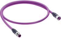 Belden 11016-1 Sensor/actuator dataconnector, geassembleerd M12 Aantal polen (sensoren): 5 Stekker, recht, Bus, recht 1 m