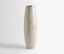 Vase Velino B25 x T25 x H79 cm Verre Albâtre Or Fait main