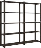 vidaXL Opbergrek - 5-laags - 170x38x170 cm - Massief Grenenhout - Zwart