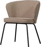 WOOOD Admit Eetkamerstoel - Bouclé - Beige