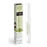 Naturtint | Instant Root Retouch | Retouche temporaire pour cheveux gris, racines et sourcils | Pratique et confortable grâce au pinceau | 98,5% d'ingrédients naturels | brun foncé | 10 ml