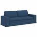 vidaXL Bankstof Blauw 222 x 80 x 82 cm