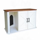 IDEALHOUSE Yunxi Houten verborgen kattenbak kast
