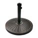 Sunnyglade 18" 30lbs zwaar belastbare, ronde, antieke buitenparasolbasis voor tuinen, 46 cm, bronskleurig