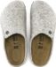 Birkenstock Zermatt pantoffels lichtgrijs Vilt - Maat 42