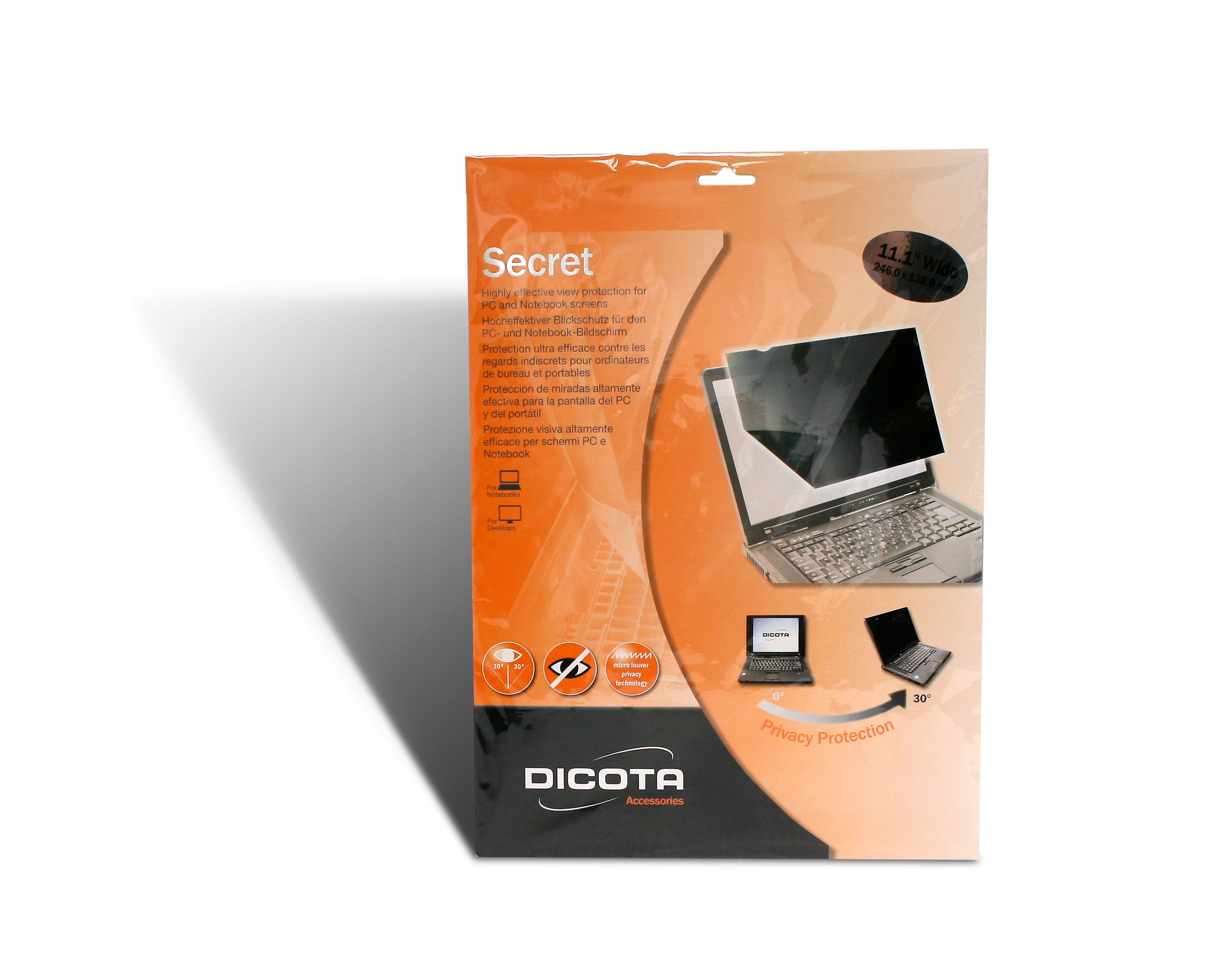 Dicota D30126 - Schermfilter - 47,6 cm (18.7 inch) - Zwart