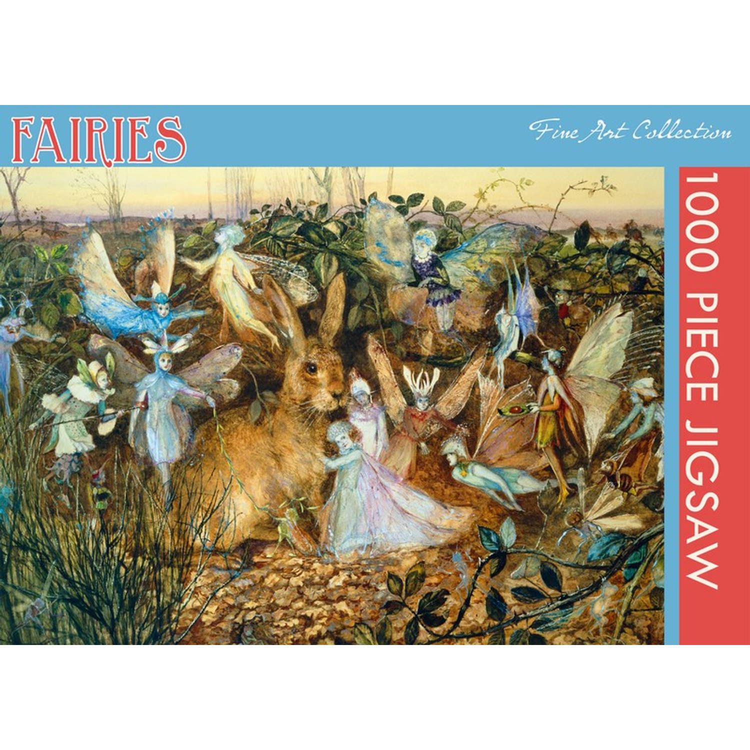 Plenty gifts Legpuzzel Fairies 68 X 49 Cm Karton 1000 Stukjes