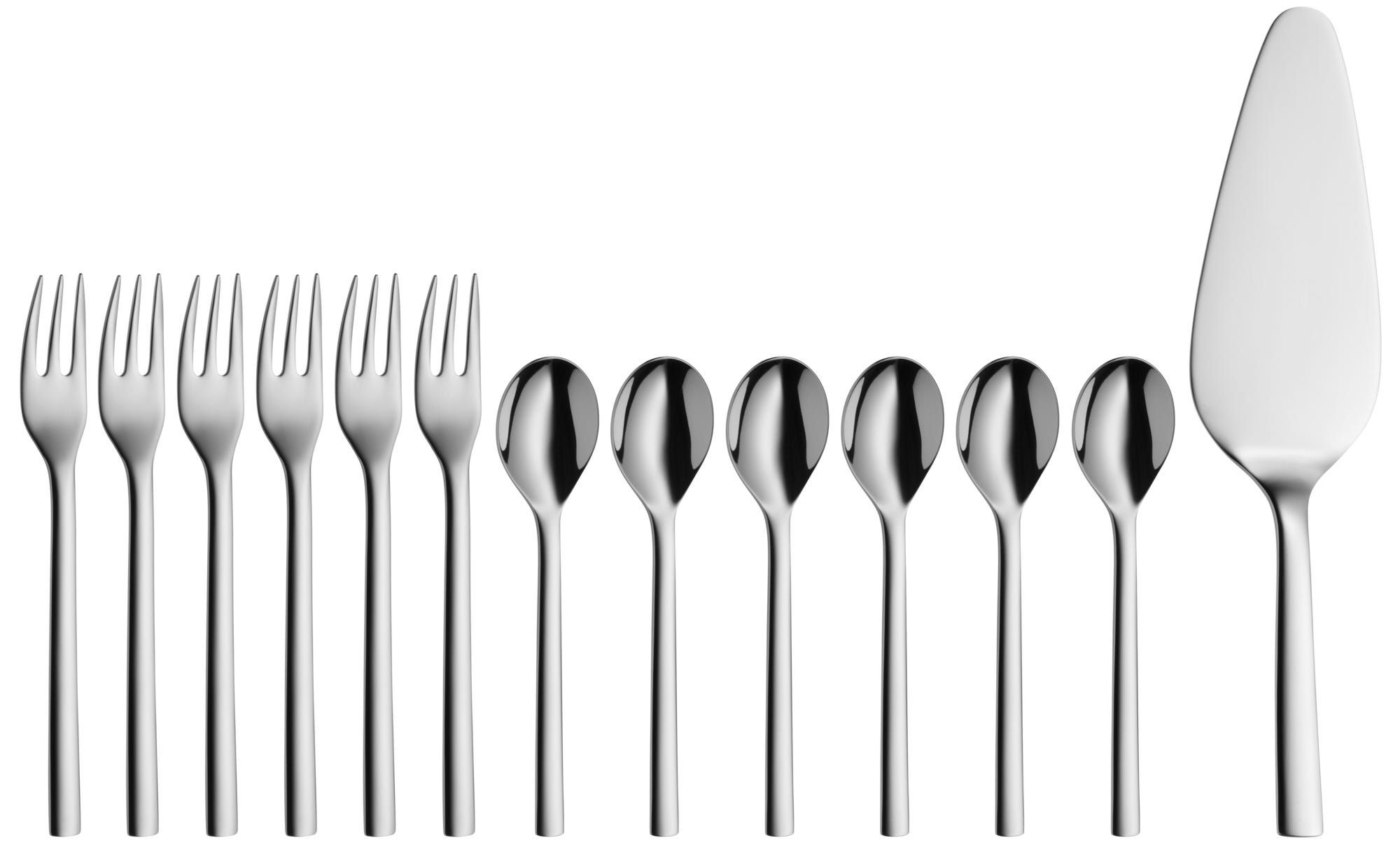 WMF Nuova Dessertlepel Roestvrijstaal Chroom 13 stuk(s)