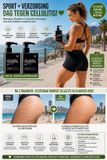 Deliplus Anti-cellulitis en verstevigende lichaamscrème met biofunctioneel silicium, dagelijkse behandeling voor sinaasappelhuid, 400 ml (fles met doseerder)