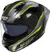 Nolan N60-6 Sport Veloce 365, casque intégral, couleur: Noir/Gris/Jaune Néon, taille: XXL