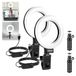 NEEWER Basics Ring Light 12,7 cm voor videoconferenties, set met 2 lampen om vast te klikken met bureaustatieven voor scherm, pc, zoomgesprekken, streaming, telewerk, online cursussen, video-opname, BR60