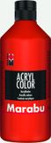 Marabu 12010075006 Acrylverf 500 ml Vermiljoenrood
