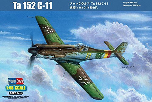 Hobbyboss 1:48 Schaal "Focke Wulf Ta 152 C-11" Montagekit