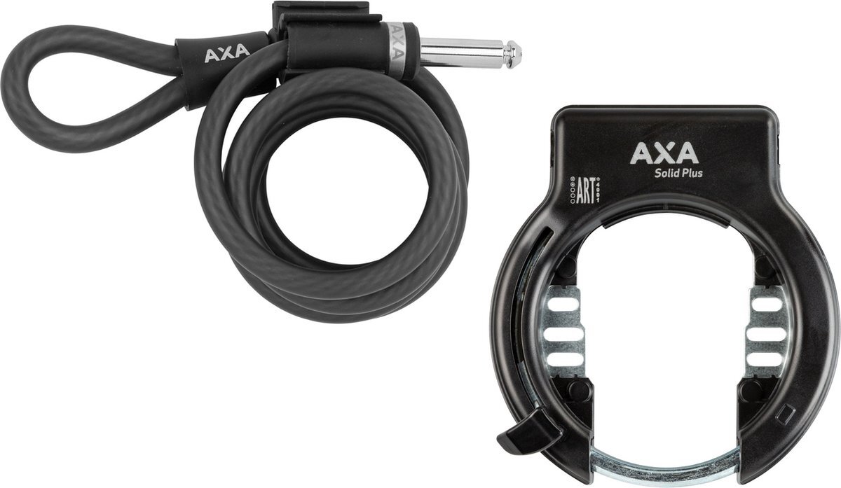 Axa Solid Plus Ringslot ART2 + Newton PI 150 Insteekkabel